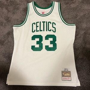 Larry Bird hardwood classic jersey